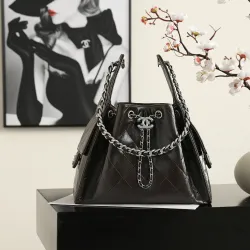 Chanel Runway Shopping Tote Matte Leather Chain Shoulder Bag AS5293, 25cm #A67468