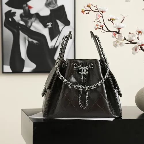 Chanel Runway Shopping Tote Matte Leather Chain Shoulder Bag AS5293, 25cm #A67468