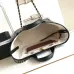 Chanel Shopping Tote Bag Calfskin Chain Shoulder Handbag AS6200 #A68077