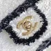 Chanel - Small Sequin Flap - White/Black #B50103