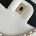 Chanel - Small Sequin Flap - White/Black #B50103