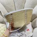 Chanel Straw Leather Basket Bag AS5951 18×41×13cm #B67264