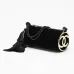 Chanel Velvet Tassel Tube Evening Bag Chain Shoulder Crossbody 5310 12‑23.5‑12 #A68086