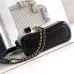 Chanel Women's Bucket Bag - Black & White Quilted Leather, Gold-Tone CC Logo & Two-Tone Chain Strap, Stylish Crossbody Bag for Luxury Fashion #B56725