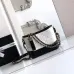 Chanel Women's Bucket Bag - Black & White Quilted Leather, Gold-Tone CC Logo & Two-Tone Chain Strap, Stylish Crossbody Bag for Luxury Fashion #B56725