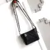 Chanel Women's Bucket Bag - Black & White Quilted Leather, Gold-Tone CC Logo & Two-Tone Chain Strap, Stylish Crossbody Bag for Luxury Fashion #B56725
