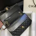 Chanel Women's cross-body bag in black Top grade version lambskin classic flap top quality #99921673