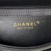 Lambskin Quilted Flap Phone Holder With Chain Black #B49046