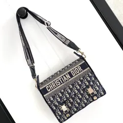 Christian Dior Diorcamp Messenger Bag Oblique Canva #B49966