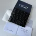 DIOR MEN Diorissimo Pattern Embossed Leather Bifold Wallet #B49992