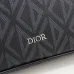 Dior Black CD Diamond Coated Canvas and Leather Toiletry #B49964