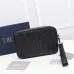 Dior Black CD Diamond Coated Canvas and Leather Toiletry #B49964