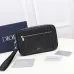Dior Black CD Diamond Coated Canvas and Leather Toiletry #B49964