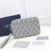 Dior Black CD Diamond Coated Canvas and Leather Toiletry #B49964