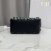 Dior Bow Lambskin Clutch S3900 White 20x11x8cm #B62928