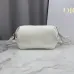 Dior Bow Lambskin Clutch S3900 White 20x11x8cm #B62928
