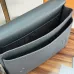 Dior CD Icon Gray Leather Messenger Bag 93937 #B66145