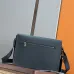 Dior CD Icon Gray Leather Messenger Bag 93937 #B66145