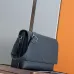 Dior CD Icon Gray Leather Messenger Bag 93937 #B66145