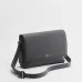 Dior CD Icon Gray Leather Messenger Bag 93937 #B66145