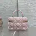 Dior Cannage Vanity Makeup Bag with Handle 5836 #B66147
