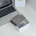 Dior Caro Glycine Wallet S4206 Grey 11x2.5x7.5cm #B62927