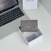 Dior Caro Glycine Wallet S4206 Grey 11x2.5x7.5cm #B62927