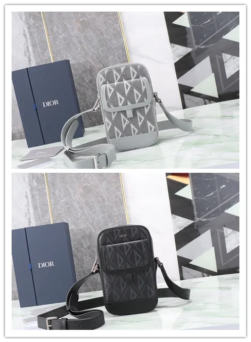 Dior HIT THE ROAD Vertical Pouch Bag Shoulder #B49965