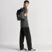 Dior Hit the Road Backpack with Flap – Anthracite Gray Oblique Jacquard & Grained Calfskin  #B59157