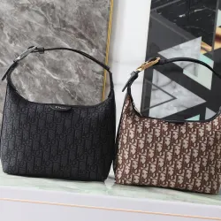 Dior Jett Hobo Handbag Oblique Jacquard 612 23×13×11CM #A68098