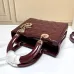 Dior Lady Handbags Black/Wine/Red/White #B57275