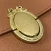 Dior Medaillon Leather Crossbody Saddle Bag 3922 23×16×6.5cm #A69543