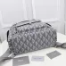 Dior Men's Diamond Jacquard Heather Road jung haein Backpack Large Grey size:43×51×20cm #B54050