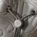 Dior Men's Grey Embossed Leather Backpack with Signature Hardware - Luxury Fashion for Urban & Travel Essentials A205 #B57298