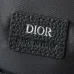 Dior Men's Grey Oblique Canvas & Grained Leather Backpack - Stylish Luxury for Daily & Travel Use H870 #B57297