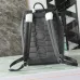 Dior Men's Grey Oblique Canvas & Grained Leather Backpack - Stylish Luxury for Daily & Travel Use H870 #B57297