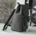 Dior Men's Grey Oblique Canvas & Grained Leather Backpack - Stylish Luxury for Daily & Travel Use H870 #B57297
