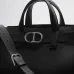 Dior Normandie Black Grained Calfskin Tote Bag 38×29×16cm #B65027