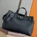 Dior Normandie Black Grained Calfskin Tote Bag 38×29×16cm #B65027