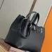 Dior Normandie Black Grained Calfskin Tote Bag 38×29×16cm #B65027