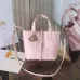 Dior Pink Calfskin Cannage Toujours Mini Tote Bag M2835 #B66562