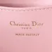 Dior Pink Calfskin Cannage Toujours Mini Tote Bag M2835 #B66562