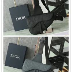 Dior Saddle Bag Black Galaxy Cross Bag #B49950