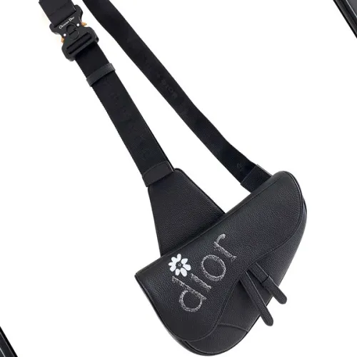 Dior Saddle Bag Black Galaxy Cross Bag #B49951