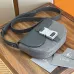 Dior Small Saddle Messenger Bag – Anthracite Gray Oblique Canvas & Grained Calfskin with Aluminum Buckle #B59158