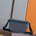 Dior Small Saddle Messenger Bag – Anthracite Gray Oblique Canvas & Grained Calfskin with Aluminum Buckle #B59158