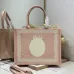 Dior Toile de Jouy Garden Embroidery Canvas Book Tote Bag #B65915