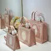 Dior Toile de Jouy Garden Embroidery Canvas Book Tote Bag #B65915