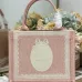 Dior Toile de Jouy Garden Embroidery Canvas Book Tote Bag #B65915