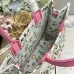 Dior Toile de Jouy Garden Embroidery Canvas Book Tote Bag #B65916